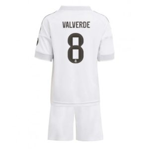 Real Madrid Federico Valverde #8 Hjemmedraktsett 2025-26 Fotballdrakter