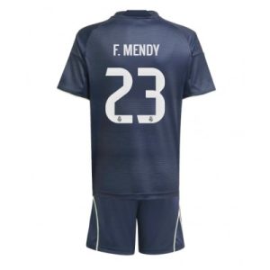 Billige Fotballdrakter Barn Real Madrid Ferland Mendy #23 Bortedraktsett 2025-26