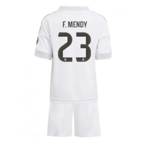 Billige Fotballdrakter Barn Real Madrid Ferland Mendy #23 Hjemmedraktsett 2025-26