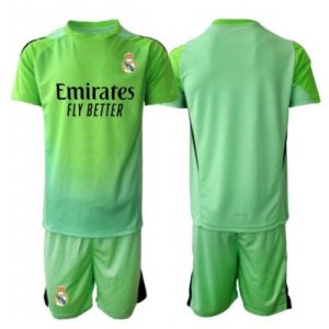 Billige Fotballdrakter Barn Real Madrid Keeper Bortedraktsett 2025-26