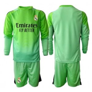 Billige Fotballdrakter Barn Real Madrid Keeper Bortedraktsett 2025-26