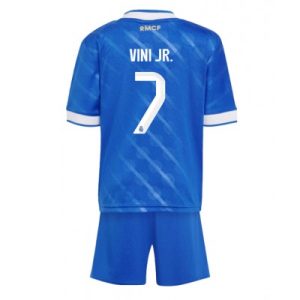 Real Madrid Vinicius Junior #7 Tredjedraktsett 2025-26 Fotballdrakter til Barn