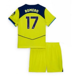 Tottenham Hotspur Cristian Romero #17 Tredjedraktsett 2025-26 Fotball Barndrakt