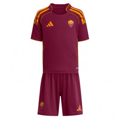 AS Roma Evan Ferguson #11 Hjemmedraktsett Barn 2025-26 Billige fotballdrakter