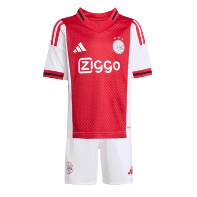 Ajax Josip Sutalo #37 Hjemmedraktsett Barn 2025-26 Billige fotballdrakter