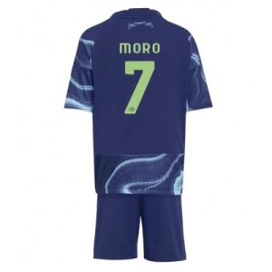 Ajax Raul Moro #7 Bortedraktsett Barn 2025-26 Billige fotballdrakter