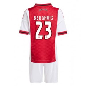 Ajax Steven Berghuis #23 Hjemmedraktsett Barn 2025-26 Billige fotballdrakter