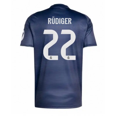 Billige Real Madrid drakt Antonio Rudiger #22 Bortedrakt 2025-26