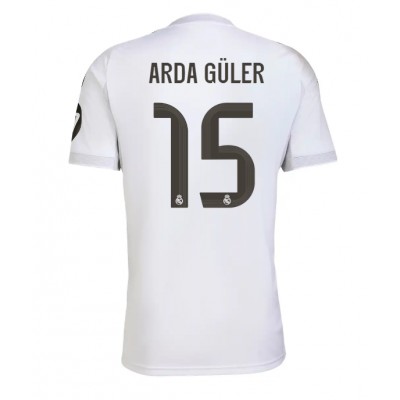 Billige Real Madrid drakt Arda Guler #15 Hjemmedrakt 2025-26