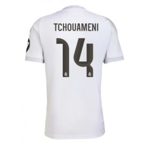 Billige Real Madrid drakt Aurelien Tchouameni #14 Hjemmedrakt 2025-26