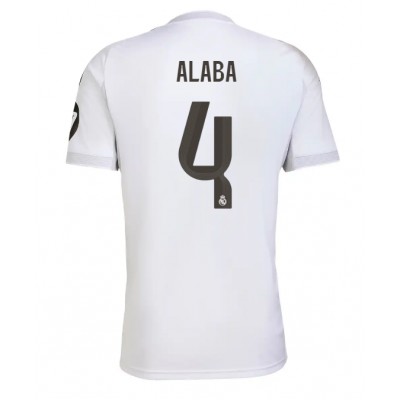 Billige Real Madrid drakt David Alaba #4 Hjemmedrakt 2025-26