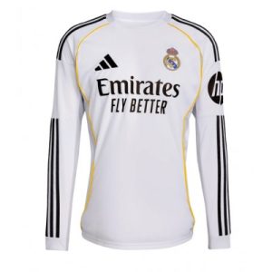 Billige Real Madrid drakt Hjemmedrakt 2025-26 Langermet
