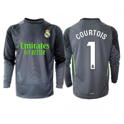 Billige Real Madrid drakt Thibaut Courtois #1 Keeper Tredjedrakt 2025-26 Langermet