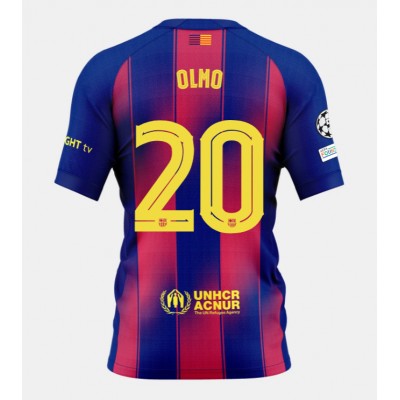 Billige fotballdrakter Barcelona Dani Olmo #20 Hjemmedrakt 2025-26