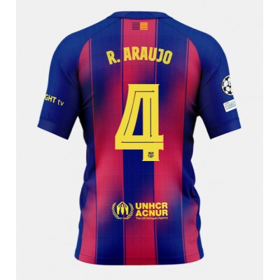 Billige fotballdrakter Barcelona Ronald Araujo #4 Hjemmedrakt 2025-26