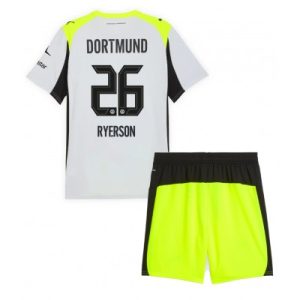 Borussia Dortmund Julian Ryerson #26 Bortedraktsett Barn 2025-26 Fotball Barndrakt