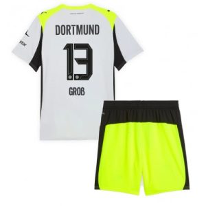 Borussia Dortmund Pascal Gross #13 Bortedraktsett Barn 2025-26 Fotball Barndrakt