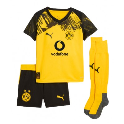 Borussia Dortmund Waldemar Anton #3 Hjemmedraktsett Barn 2025-26 Billige fotballdrakter