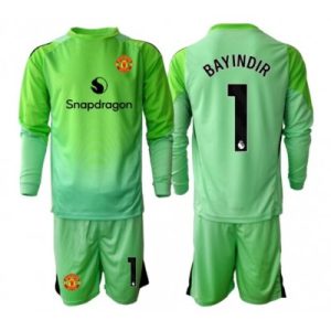 Manchester United Fotballdrakter Barn Altay Bayindir #1 Keeper Tredjedraktsett 2025-26 Langermet (+ Korte bukser)