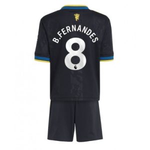 Manchester United Fotballdrakter Barn Bruno Fernandes #8 Tredjedraktsett 2025-26