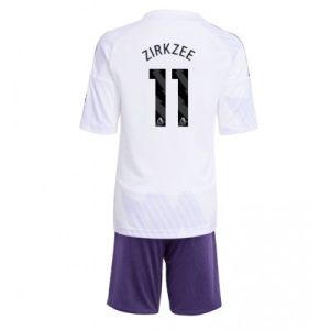 Manchester United Fotballdrakter Barn Joshua Zirkzee #11 Bortedraktsett 2025-26