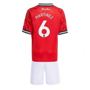 Manchester United Fotballdrakter Barn Lisandro Martinez #6 Hjemmedraktsett 2025-26