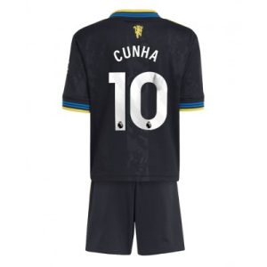 Manchester United Fotballdrakter Barn Matheus Cunha #10 Tredjedraktsett 2025-26