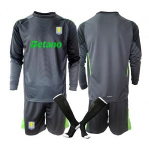 Aston Villa Keeper Hjemmedraktsett 2025-26 Langermet (+ Korte bukser)