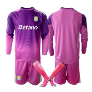 Aston Villa Keeper Tredjedraktsett 2025-26 Langermet (+ Korte bukser)