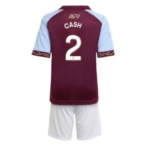 Aston Villa Matty Cash #2 Hjemmedraktsett 2025-26 Fotballdrakter til Barn