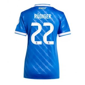Real Madrid Antonio Rudiger #22 Tredjedrakt Dame 2025-26 Fotballdrakter