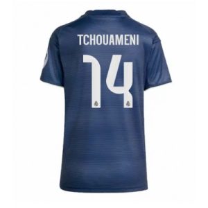 Real Madrid Aurelien Tchouameni #14 Bortedrakt Dame 2025-26 Fotballdrakter