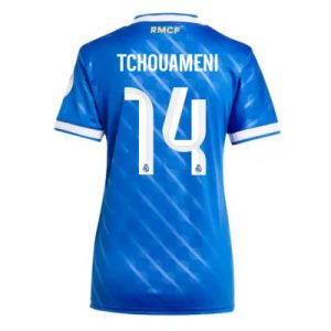 Real Madrid Aurelien Tchouameni #14 Tredjedrakt Dame 2025-26 Fotballdrakter