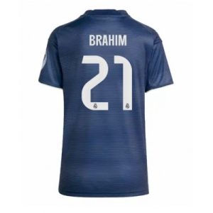 Real Madrid Brahim Diaz #21 Bortedrakt Dame 2025-26 Fotballdrakter