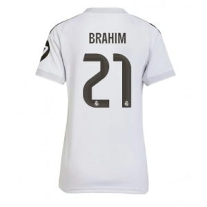 Real Madrid Brahim Diaz #21 Hjemmedrakt Dame 2025-26 Fotballdrakter