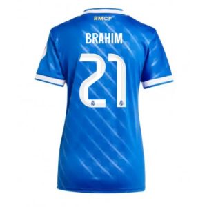 Real Madrid Brahim Diaz #21 Tredjedrakt Dame 2025-26 Fotballdrakter