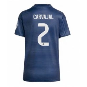 Real Madrid Daniel Carvajal #2 Bortedrakt Dame 2025-26 Fotballdrakter