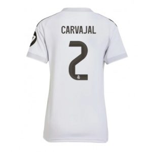 Real Madrid Daniel Carvajal #2 Hjemmedrakt Dame 2025-26 Fotballdrakter
