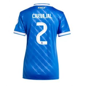 Real Madrid Daniel Carvajal #2 Tredjedrakt Dame 2025-26 Fotballdrakter