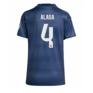 Real Madrid David Alaba #4 Bortedrakt Dame 2025-26 Fotballdrakter