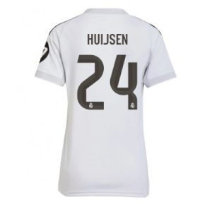 Real Madrid Dean Huijsen #24 Hjemmedrakt Dame 2025-26 Fotballdrakter