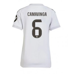 Real Madrid Eduardo Camavinga #6 Hjemmedrakt Dame 2025-26 Fotballdrakter