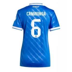 Real Madrid Eduardo Camavinga #6 Tredjedrakt Dame 2025-26 Fotballdrakter
