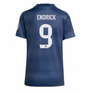 Real Madrid Endrick #9 Bortedrakt Dame 2025-26 Fotballdrakter