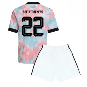 Belgia Alexis Saelemaekers #22 Bortedraktsett VM 2026 fotballdrakt for barn
