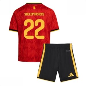 Belgia Alexis Saelemaekers #22 Hjemmedraktsett VM 2026 fotballdrakt for barn