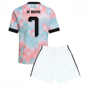 Belgia Kevin De Bruyne #7 Bortedraktsett VM 2026 fotballdrakt for barn
