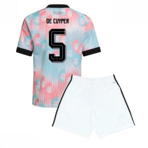 Belgia Maxim De Cuyper #5 Bortedraktsett VM 2026 fotballdrakt for barn