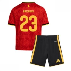 Belgia Michy Batshuayi #23 Hjemmedraktsett VM 2026 fotballdrakt for barn
