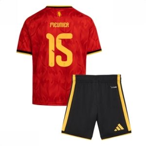 Belgia Thomas Meunier #15 Hjemmedraktsett VM 2026 fotballdrakt for barn